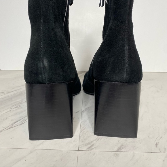 New! Blondo Salome Black Suede Bootie 11M - Picture 4 of 14